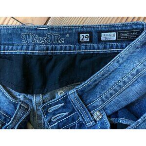 Miss Me Vintage Rhinestone Jeweled Studs Jeans